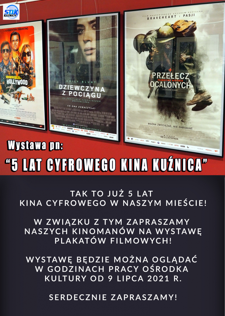 Plakat z zaproszeniem na wystawę