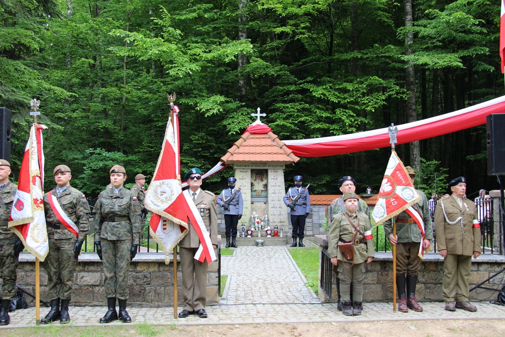 Poczty sztandarowe i starż honorowa