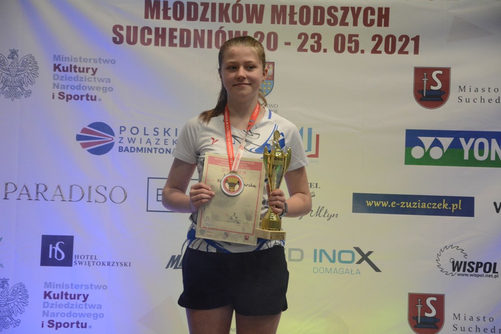 Złota medalistka Kaja Ziółkowska