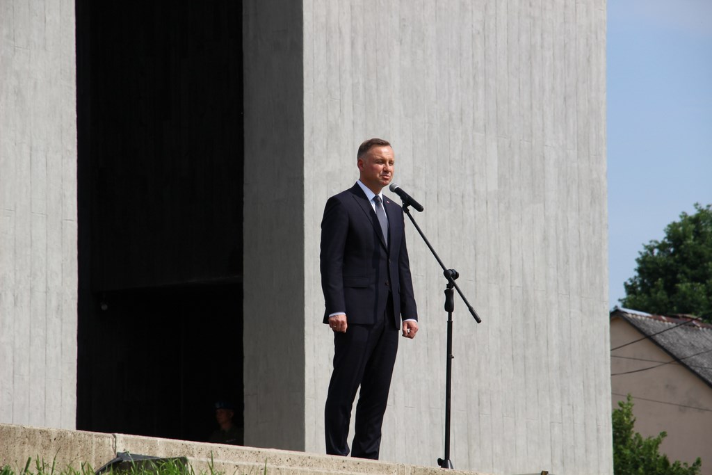 Prezydent Andrzej Duda przemawia