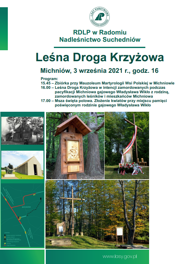 Plakat - Leśna Droga Krzyżowa